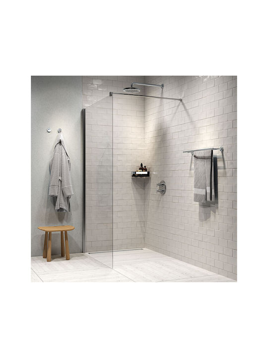 TIGER Double Wall-Mounted Bathroom Rail ​59.9x4.9cm Inox Silver