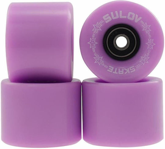 Set 4 Sulov Skateboard Räder Pastell Violett