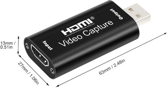 Κάρτα Καταγραφής Βίντεο Hdmi Usb Υπολογιστή