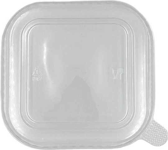 Pet Container Lid Food Kraft Square 500ml-50pcs