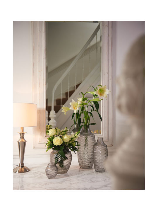 Leonardo Διακοσμητικό Βάζο Glas Gray 11cm 1Stück