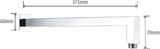 Imex Replacement Shower Arm Extension