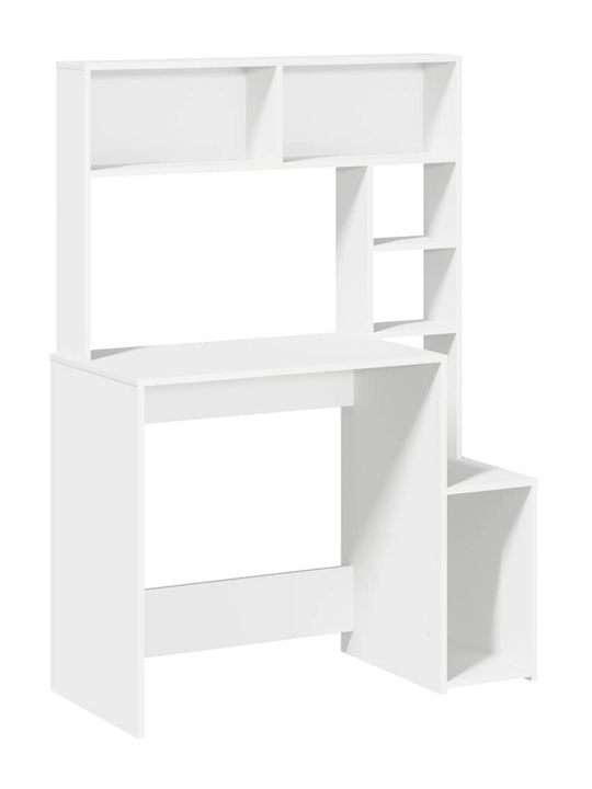 Computer Büro Holz White 100x45x140cm
