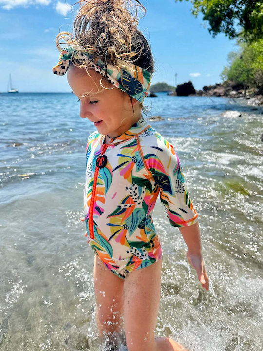 Ducksday Costum de baie pentru copii Costum întreg cu mânecă lungă Multicolor