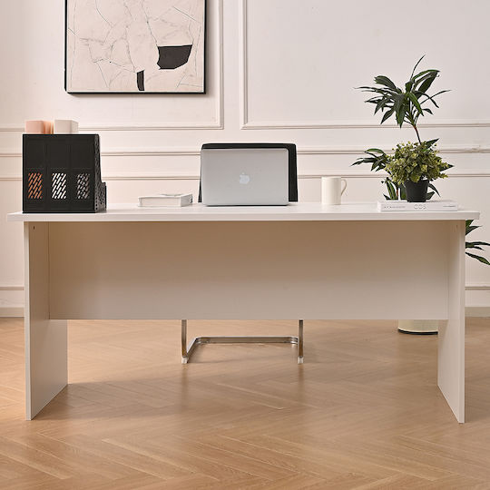 Computer Büro Holz White 180x80x74cm