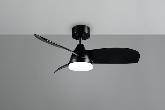 Trio Lighting Helsinki 90cm Mit Leuchte Schwarz