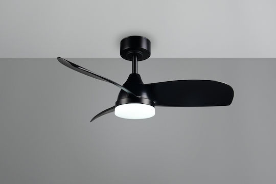 Trio Lighting Helsinki 90cm Mit Leuchte Schwarz