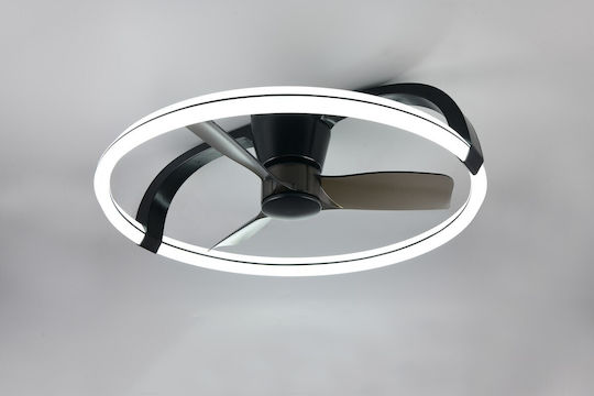 Trio Lighting Stockholm Deckenleuchte 73cm mit Leuchte Schwarz