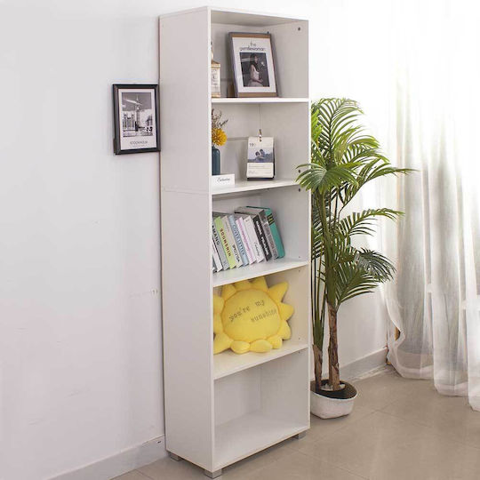 Bibliothek Weiß 60x31x190cm