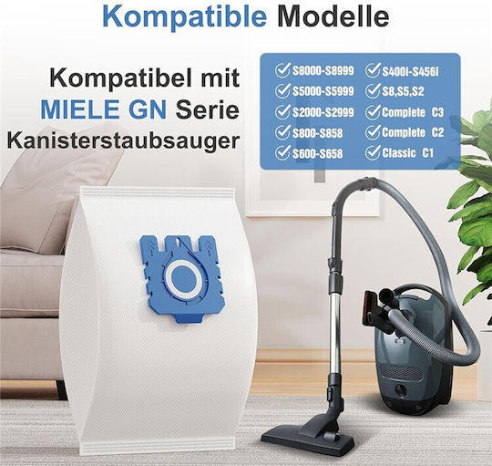 Σακούλες Σκούπας 5τμχ Συμβατή με Σκούπα Miele