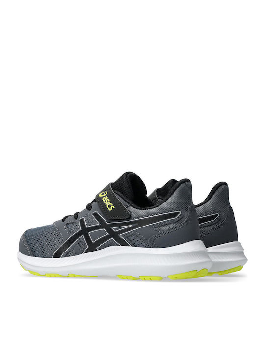 Jolt 4 Ps Kids Sports Shoes Running with Hoop & Loop Closure Black