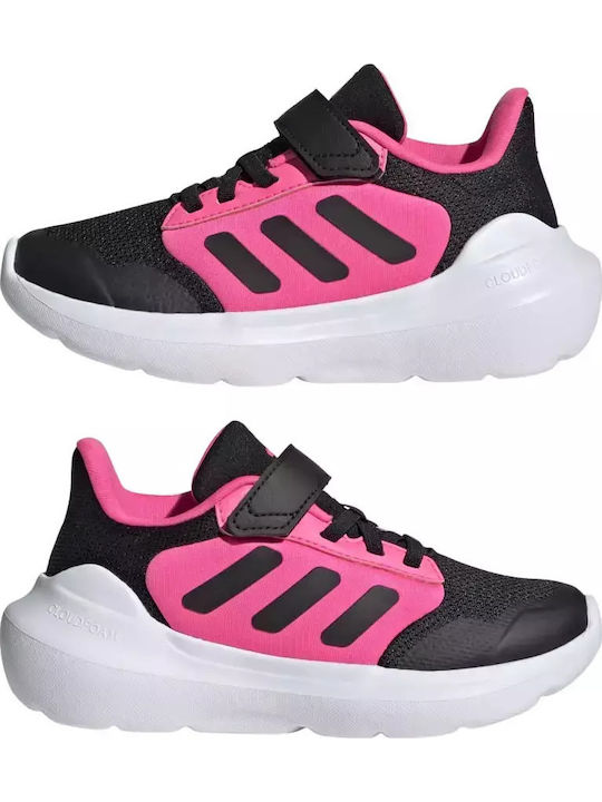 Tensaur 3.0 El Kids Sports Shoes Running with Hoop & Loop Closure Black