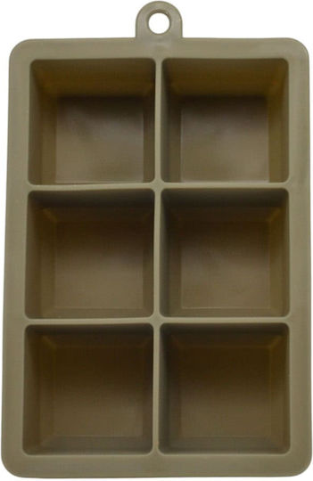 Ankor Eiswürfelform Würfel aus Silikon 6 Plätze Braun 847075 Ankor Eiswürfelform Würfel aus Silikon 6 Plätze Braun 847075