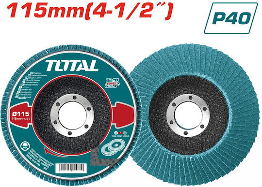 Total Γυαλόχαρτο K40 22.2x115mm