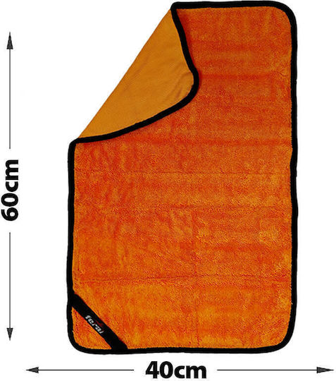 Microfiber Towel Feral Detailing Pro Heavyweight 40x60cm 600gsm Orange 1 Piece Universal Feral