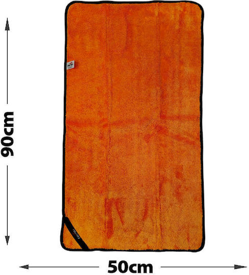 Πετσέτα Microfiber Feral Detailing Pro Heavyweight 50x90cm 1200gsm Πορτοκαλί 1 Τεμάχιο Universal Fεrαl
