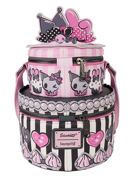 Loungefly Kids Bag Shoulder Bag Pink 17.78cmx13.46cmx19.05cmcm