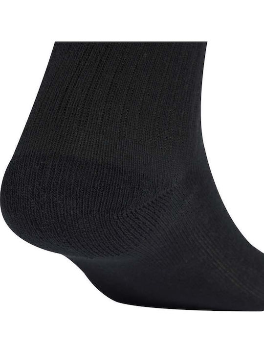 adidas Детски къси чорапи CREW White/Grey/Black 3 Чифта