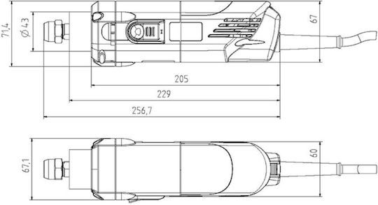 Amb Електрически Мотор Фрезова Машина Amb Kress 800fme-q