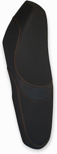 Vf185 Sym Anti-slip Carbon Motorcycle Seat Cover Gold Stitching