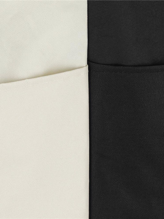 Sersimo Stoff Wäschekorb 146lt 68x40x60cm Weiß Sersimo Stoff Wäschekorb 146lt 68x40x60cm Weiß