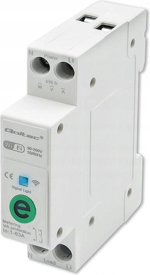 Qoltec Διακόπτης Ράγας WiFi 63A