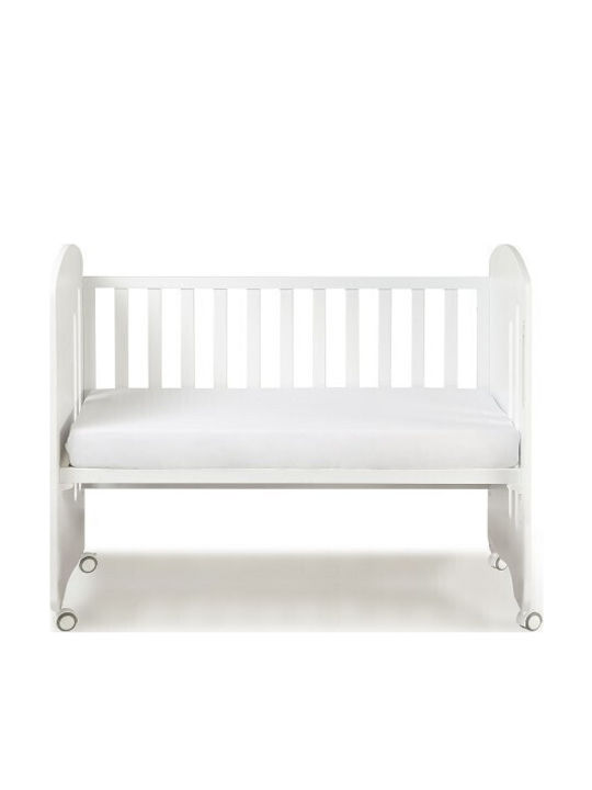 Interbaby Pătuț Bebeluși Alb pentru Saltea 60x120cm