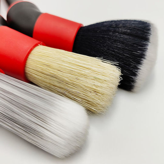 Feral Cleaning Brushes for Interior Plastics - Dashboard Car 3pcs