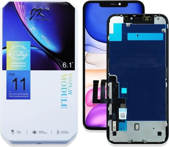 Οθόνη Incell με Μηχανισμό Αφής για iPhone 11 (Μαύρο)