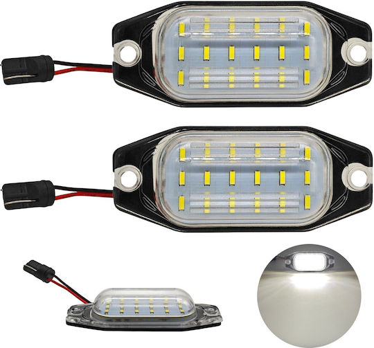 Toyota Lexus Licence Plate Lamps Led 500lm 2pcs