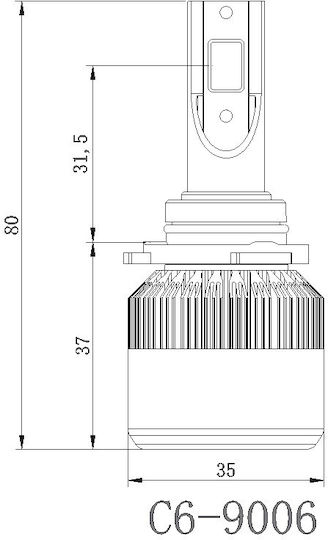 Kit Lămpi LED C6 Hb4 Foxmag24