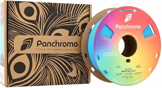 Filament Pentru Imprimante 3D PLA Mat Mat Panchroma 1.75mm Albastru Ceresc 1 Bucată (Bobină)