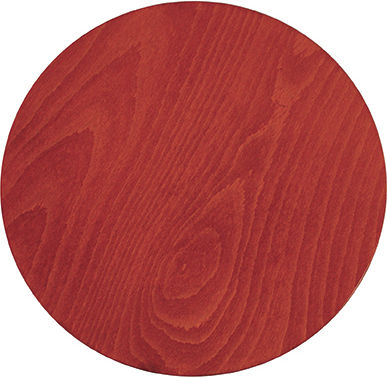 Karekla by Fragkoulakis Wooden Seat for Dining Room / Kitchen Chair 40x40cm Brown