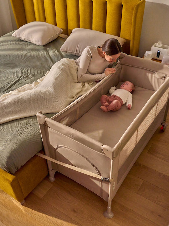 Lionelo Ellen Playpen 2 Levels with Mattress Gray