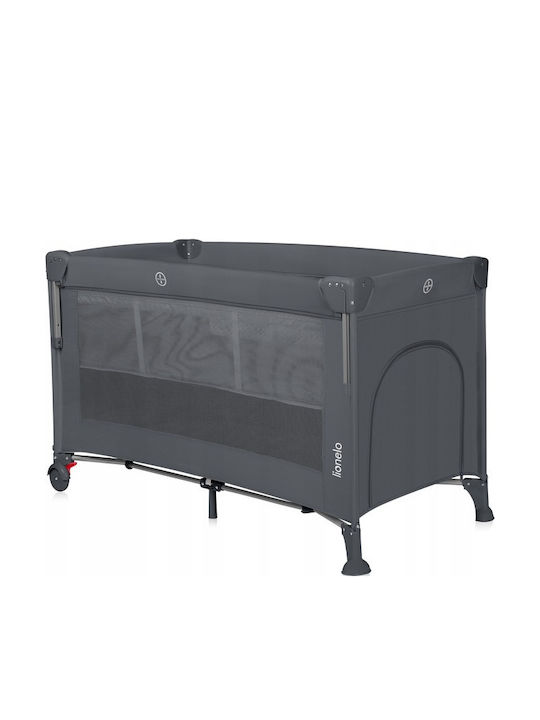 Lionelo Ellen Playpen 2 Levels with Mattress Gray