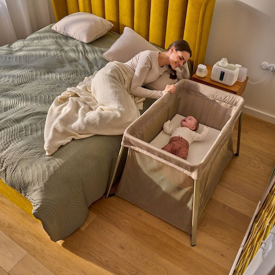 Lionelo Playpen 2 Levels with Mattress Gray