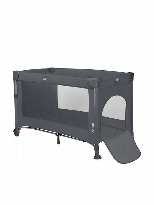 Lionelo Ellen Playpen 2 Levels with Mattress Gray