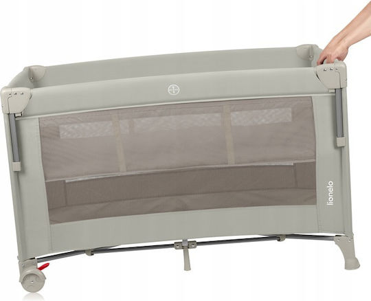 Lionelo Ellen Playpen 2 Levels with Mattress Beige 60x120cm