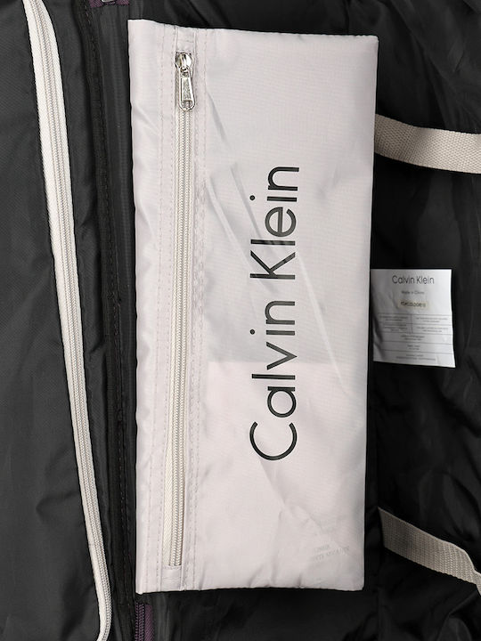 Calvin Klein Gala Valiză Medie De Călătorie Din Material Textil Violet Cu 4 Roți