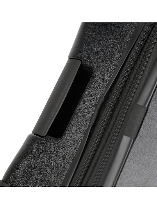 Calvin Klein New Light Large Hard Black Suitcase With 4 Wheels