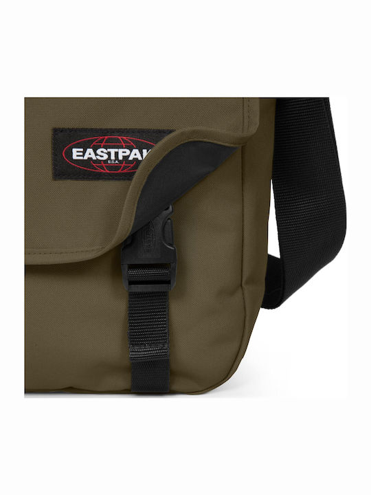 Eastpak Delegate+ School Shoulder Bag Elementary Army Olive 20L 38.5 x 13 x 30.5cm