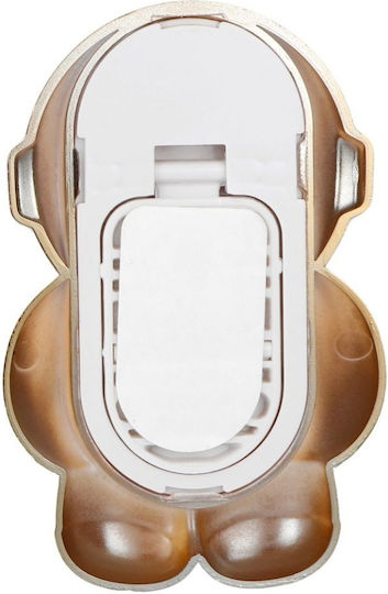 Universal Adhesive Astronaut Holder Ideal Video Viewing 9x6 Cm Skdr White