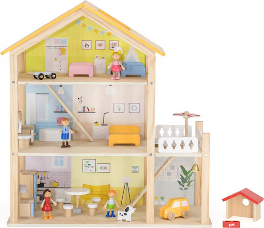 Viga Toys Ξύλινο Κουκλόσπιτο