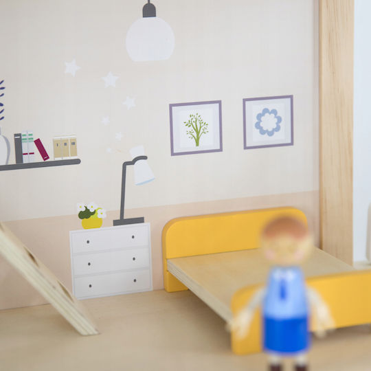 Viga Toys Ξύλινο Κουκλόσπιτο