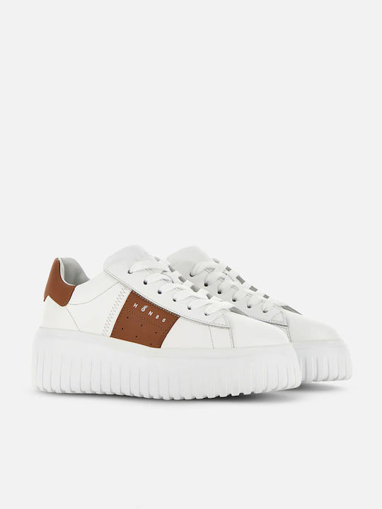 Γυναικεία Sneakers White Brown