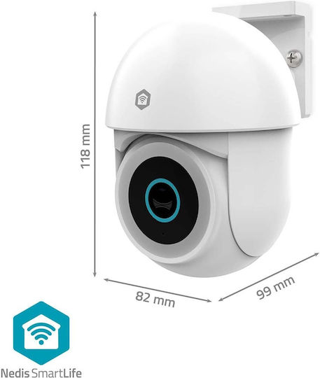 Nedis Smartlife IP Κάμερα Παρακολούθησης Full HD+ 3MP Αδιάβροχη