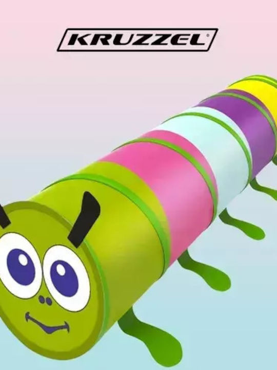 Foldable Children's Tunnel Total Length 165cm Multicolored Caterpillar Kruzzel 23926
