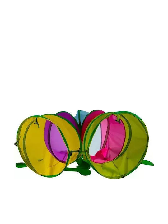 Foldable Children's Tunnel Total Length 165cm Multicolored Caterpillar Kruzzel 23926