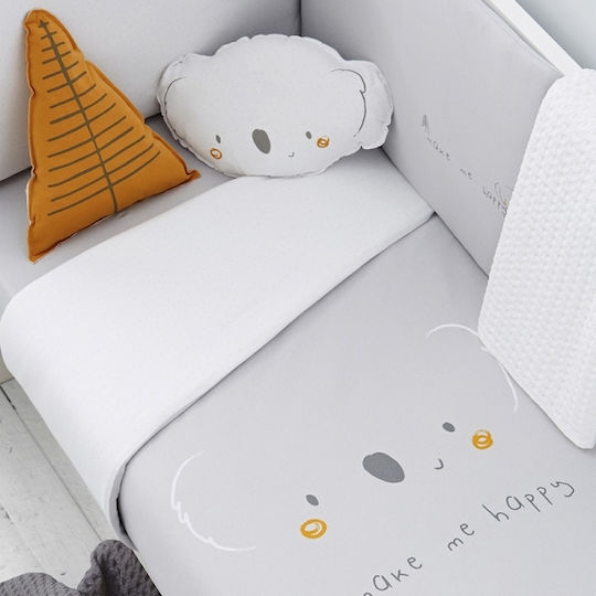 Bimbidreams Nursery Decor Pillow Sidney Yellow 30x30cm 3 Pieces