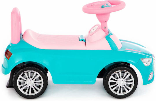 Ecotoys Super Car 2A Baby Push Walker for 12+ Months Light Blue